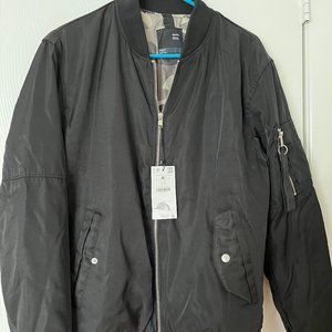Bershka Black Bomber Jacket